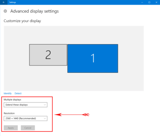 How to Switch Monitor 1 and 2 in Windows 10 After Extending Display