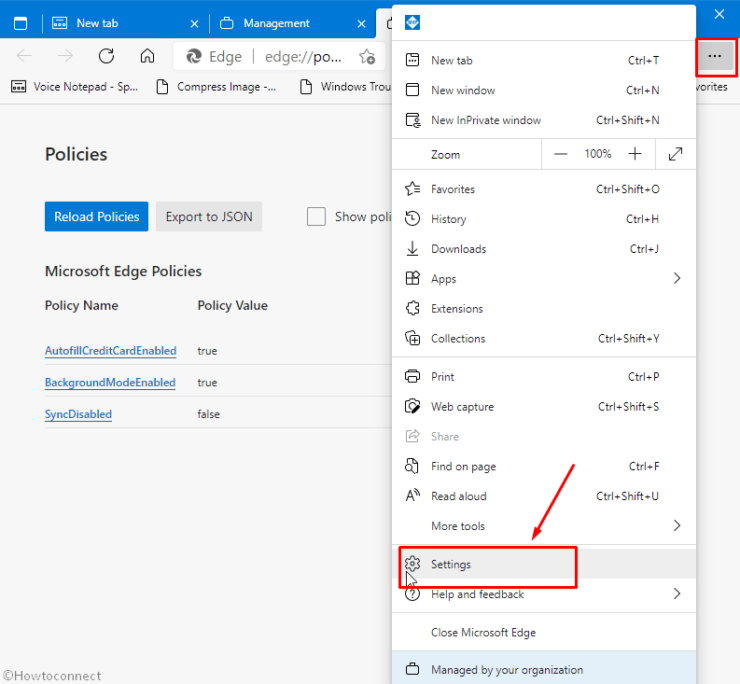 How to disable / enable Vertical tabs in Microsoft Edge Browser