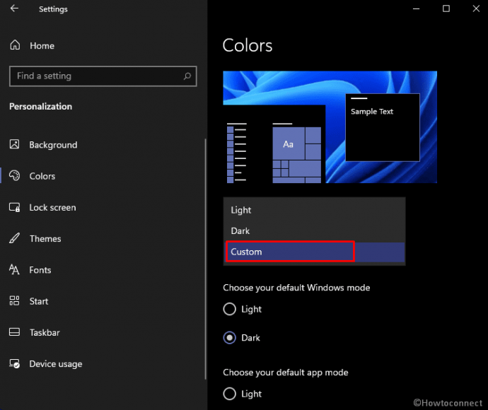 How to Disable and Enable dark mode in Windows 11