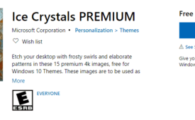 Ice Crystals PREMIUM Windows 10 Theme [Download]