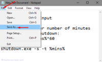 shutdown timer batch file