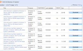 KB4557956 Dynamic Compatibility update Windows 10 2004