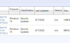 KB4577041 and KB4577021 Windows 10 1709 and 1703 update