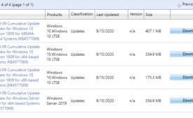 KB4577069 Windows 10, version 1809 17763.1490 update