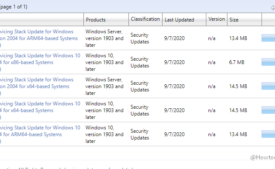 KB4577266 Servicing Stack Update Windows 10 2004