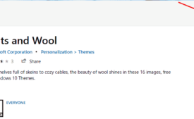 Knits and Wool Windows 10 theme Image 3