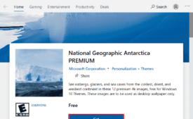 National Geographic Antarctica PREMIUM Windows 10 Theme [Download]