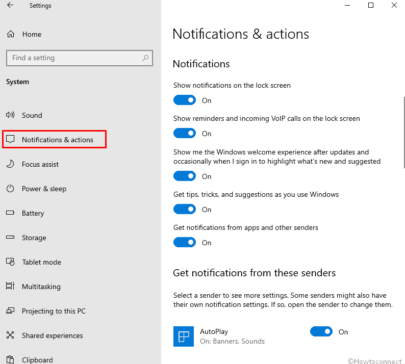 How to Fix Notifications Missing in Action Center in Windows 10 1809