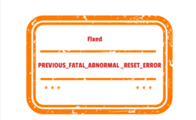 PREVIOUS_FATAL_ABNORMAL _RESET_ERROR