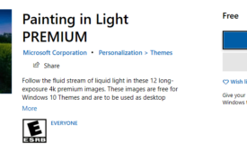 Painting in Light PREMIUM Windows 10 Theme