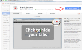 panicbutton extension for chrome