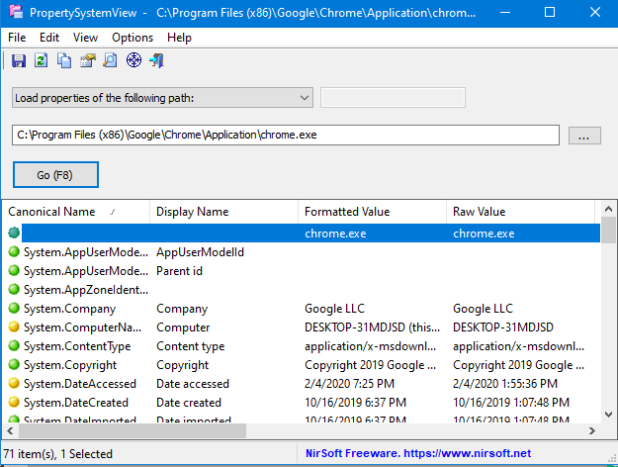 using exiftool extract metadata mp4 files