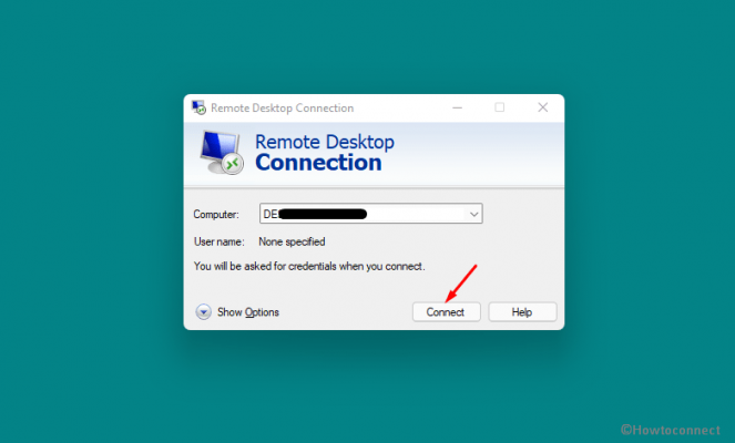 how to use remote desktop connection manager