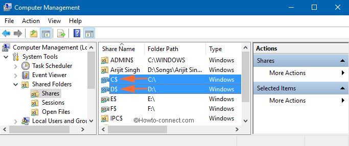 how to create a shared network folder windows 10