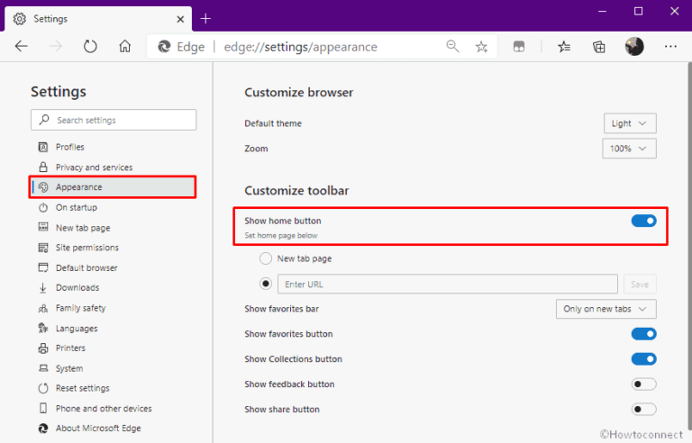 How To Show Home Button On Microsoft Edge Chromium Howtoedge Gambaran