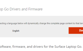 Surface Laptop Go Drivers and Firmware update March 2021