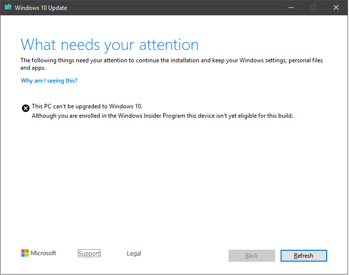 Fix This Pc Cannot Be Upgraded In Windows 10 1903 May 2019 Update