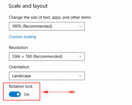 How to Turn Off Screen Rotation on Windows 10