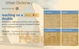 Urban dictionary for Windows 8