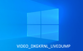 VIDEO_DXGKRNL_LIVEDUMP