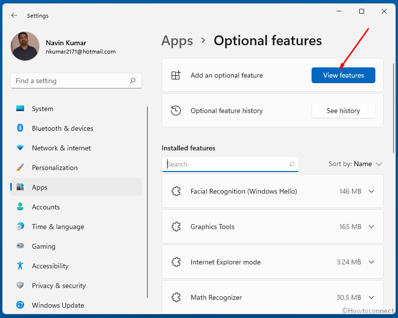 Option features