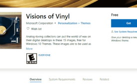 Visions of Vinyl Windows 10 Theme [Download] - Image 1