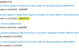 Windows 11/10 Update Error 0x8007012f