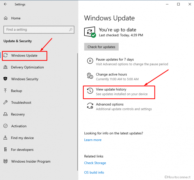 How to See Update History in Windows 10