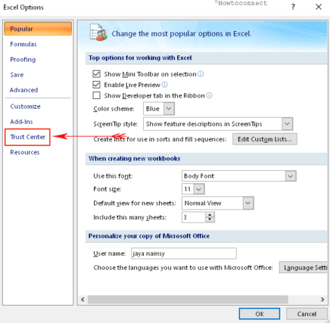 How to Enable Macros in Microsoft Excel 2007 step by step