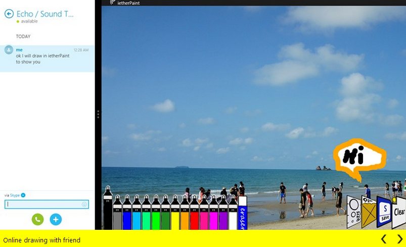 ietherPaint Windows 8 app