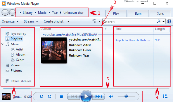 how to make windows media player play video continuously