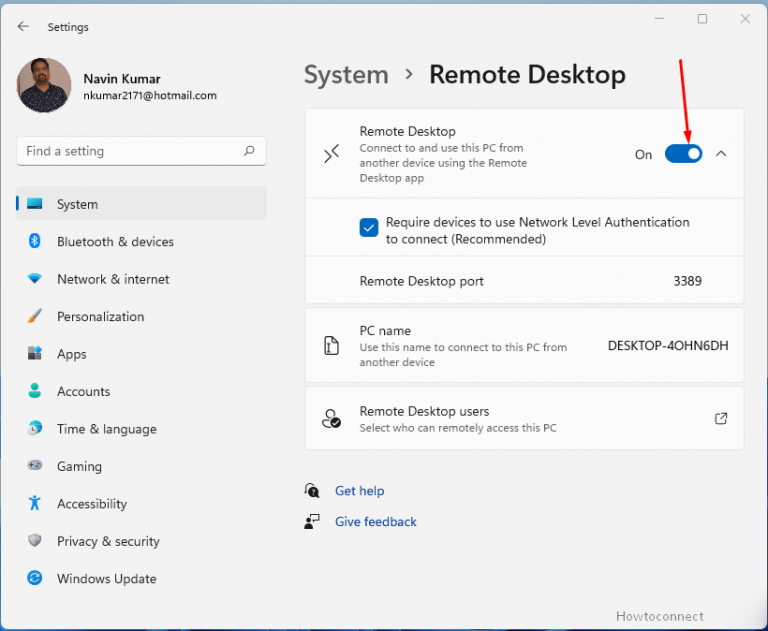 Windows 11 Remote Desktop Not Working