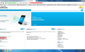 sbi online homepage