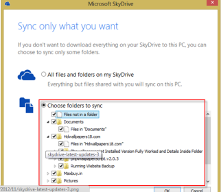 sync folders on local cloud drive