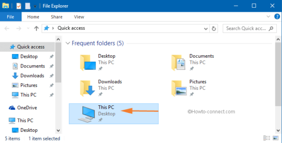 Windows 10 - How to Pin and Unpin This PC Pin to Quick access Location