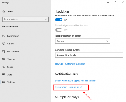 How to show date, time and weekday on Taskbar in Windows 10