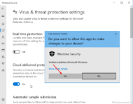 How to Disable / Enable Virus & Threat Protection in Windows 10