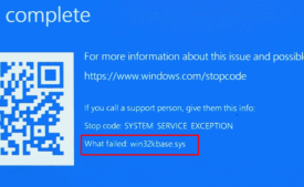 win32kbase.sys BSOD